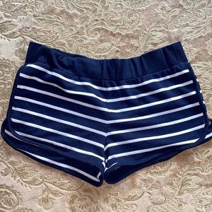 Young & Reckless - Navy Striped Shorts